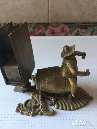 Бронза, спичечница, Россия, 19 век