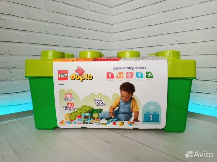 Новый Lego duplo 10913 Classic, 65 деталей, 1,5+