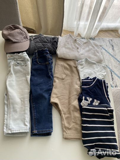Пакет вещей zara для мальчика 74