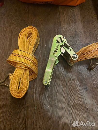 Стяжка трещетка с тросом 9 метров