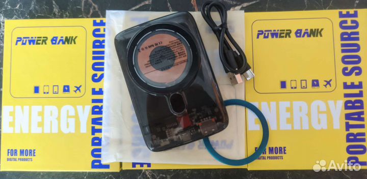 Повербанк беспроводной магнитный MagSafe 10000 топ