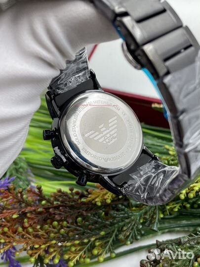 Мужские часы emporio armani +подарочная коробка