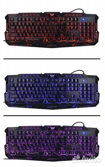 Новые игровые клавиатуры светящиеся