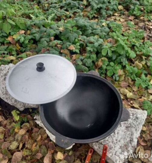 Казан чугунный 12 литров