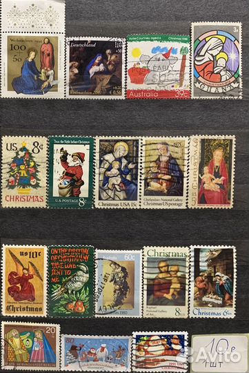 Почтовые марки Рождество, Афганистан, Пакистан