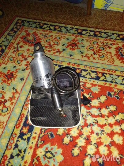 Велосипедная бутылочка и замок