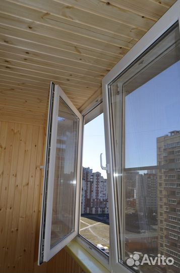 Отделка балконов,остекление всех видов