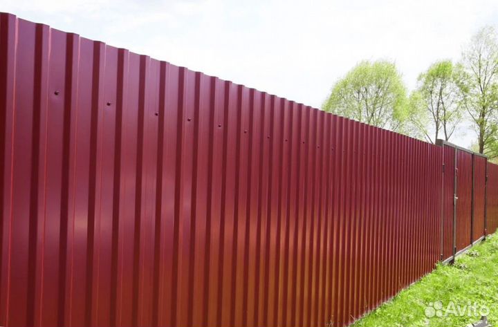 Забор из профнастила