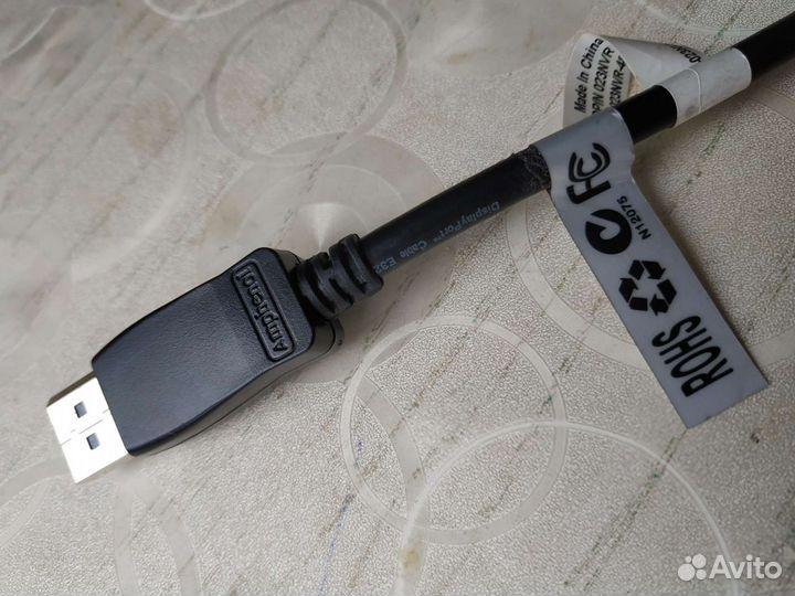 Кабель переходник display port DVI