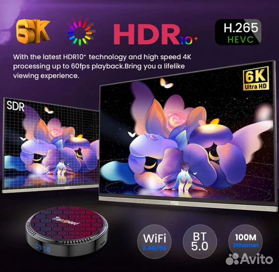 Тв приставка Transpeed H618 Pro Android 12 4/32