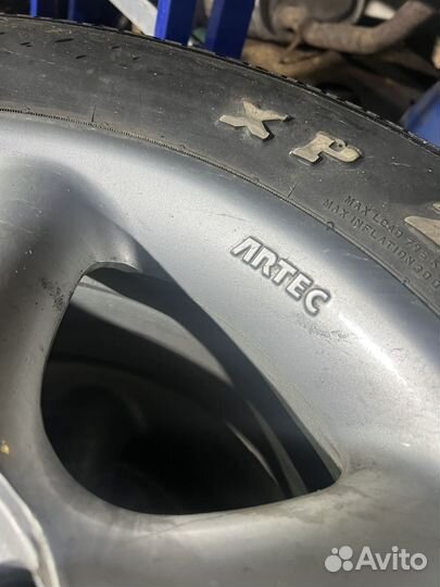 Литые диски с резиной лето r17 5x114 3 artec