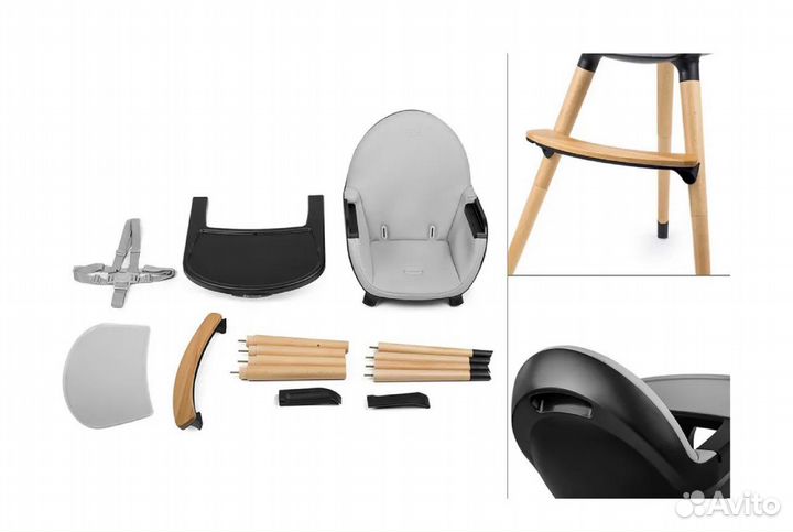 Стульчик для кормления kinderkraft