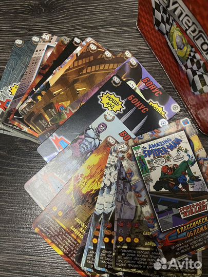 Карточки человек паук