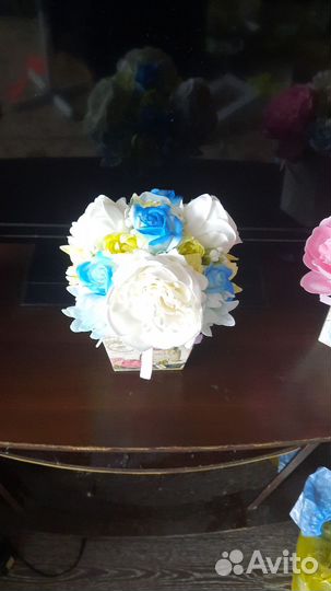 Мыльные букеты