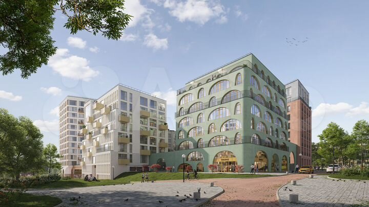 2-к. квартира, 79,4 м², 4/13 эт.