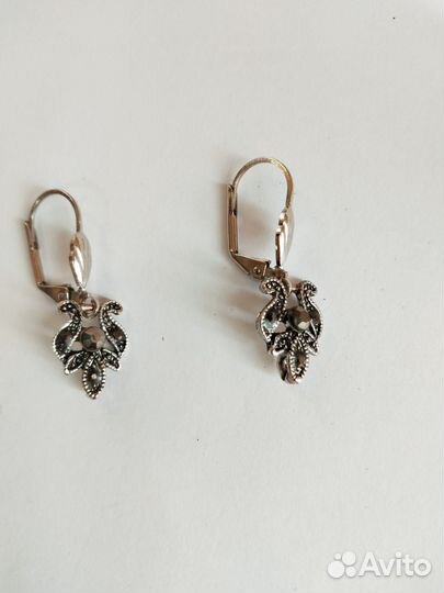 Набор серьги и колье на руку Абхазия