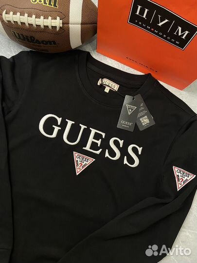 Свитшот guess 3 цвета, размера S(46) -2XL(54)