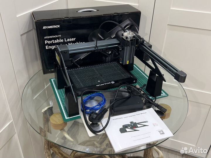Лазерный гравер atomstack P7 M30 с камерой
