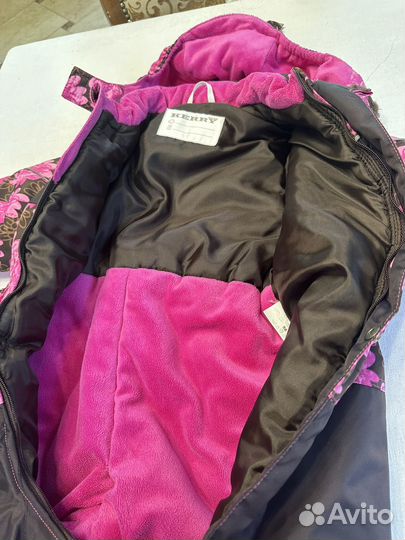 Комбинезон зимний для девочки Kerry 86 и сапоги No