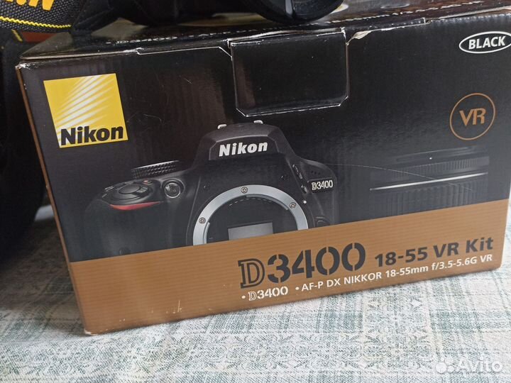 Зеркальный фотоаппарат nikon D3400