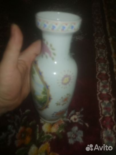 Довоенная фарфоровая ваза,Китай, начало 20 века