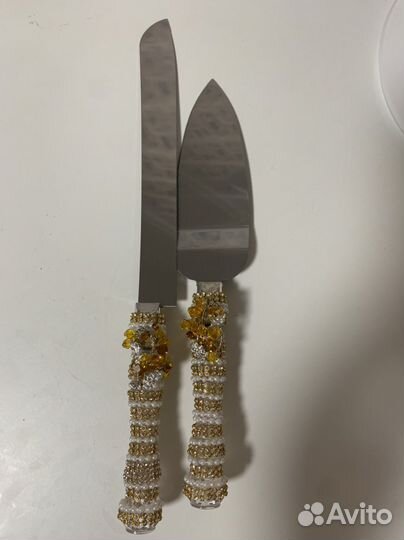 Нож и лопатка для торта