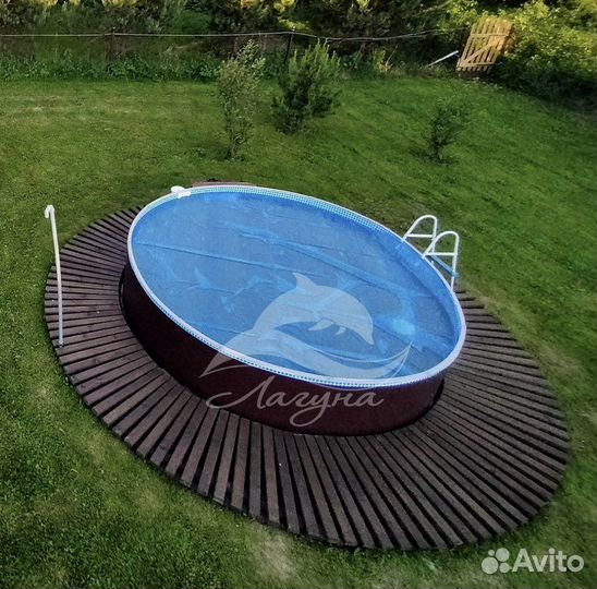 Круглый бассейн 4,57 х 1,25 м в наличии