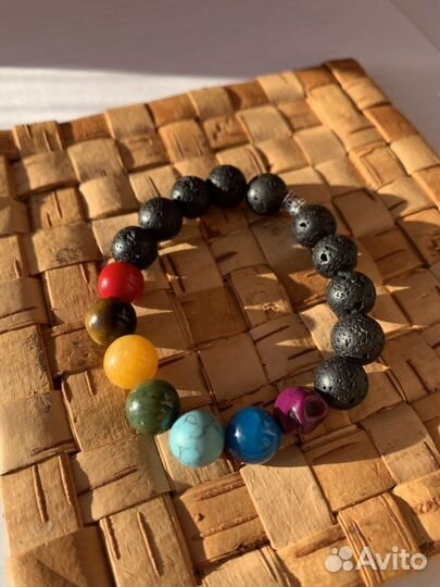 Браслет с натуральными камнями(7 чакр)
