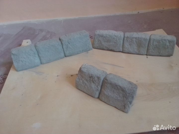 Декоративный камень из бетона. Для интерьера