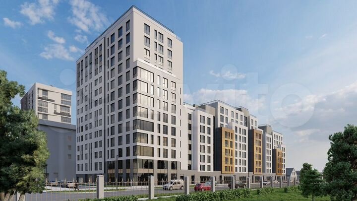 3-к. квартира, 95,8 м², 3/14 эт.
