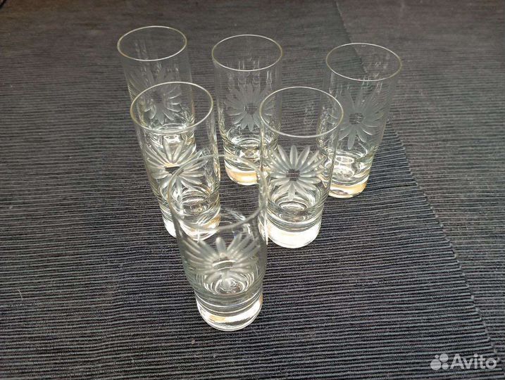 Рюмки - стопки. Стекло, ссср, 1970е