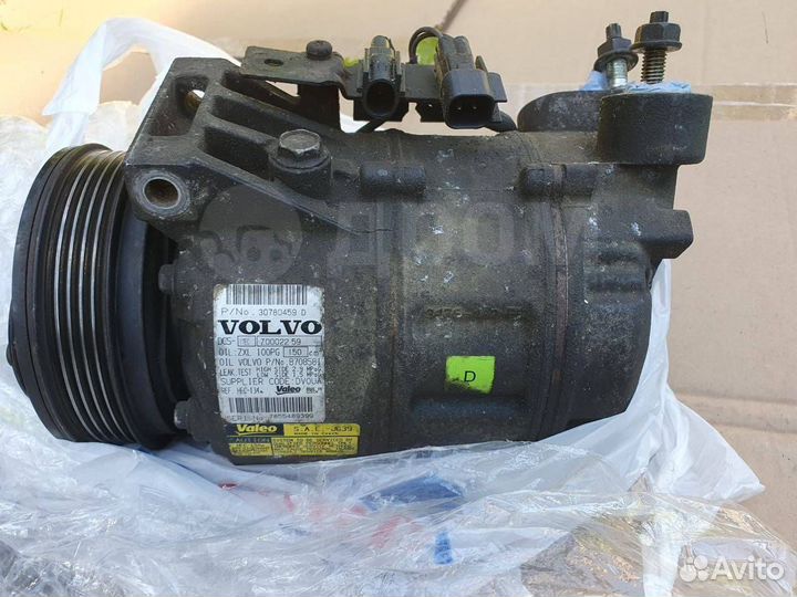 Компрессор кондиционера volvo s80/v70 30780459