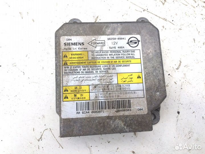 Блок SRS Air Bag SsangYong Kyron