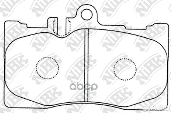 Колодки lexus RX300, LS430 00-06 PN1455 NiBK