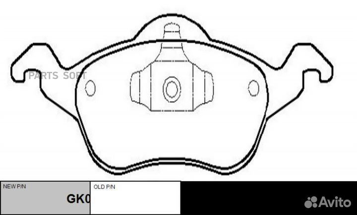 CTR GK0157 (старый номер CKF-12) Колодки тормозные