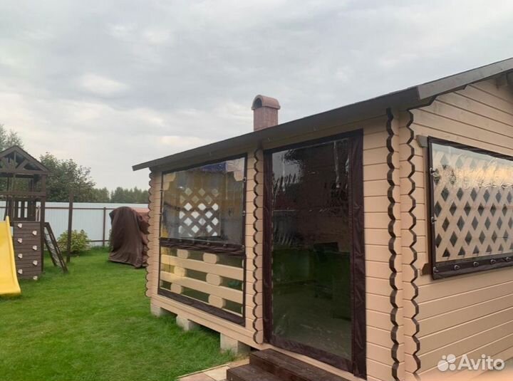 Мягкие окна для кафе летней веранды