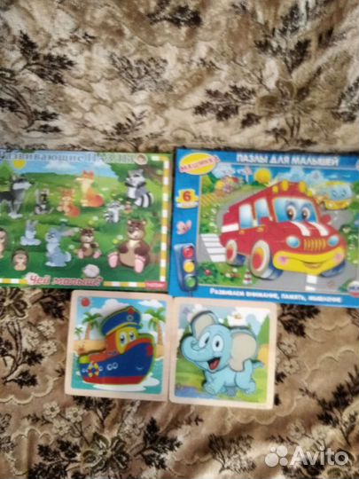 Пазлы для малышей пакетом