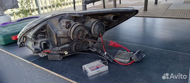 Фары ford focus 2 рестайлинг с линзами