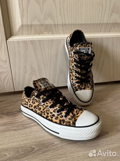 Кеды converse леопард