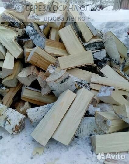 Дрова осиновые хвойные навалом