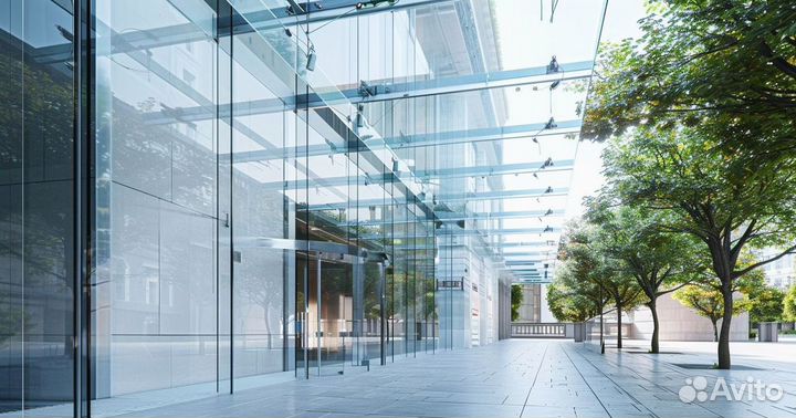 Стеклянные козырек от производителя