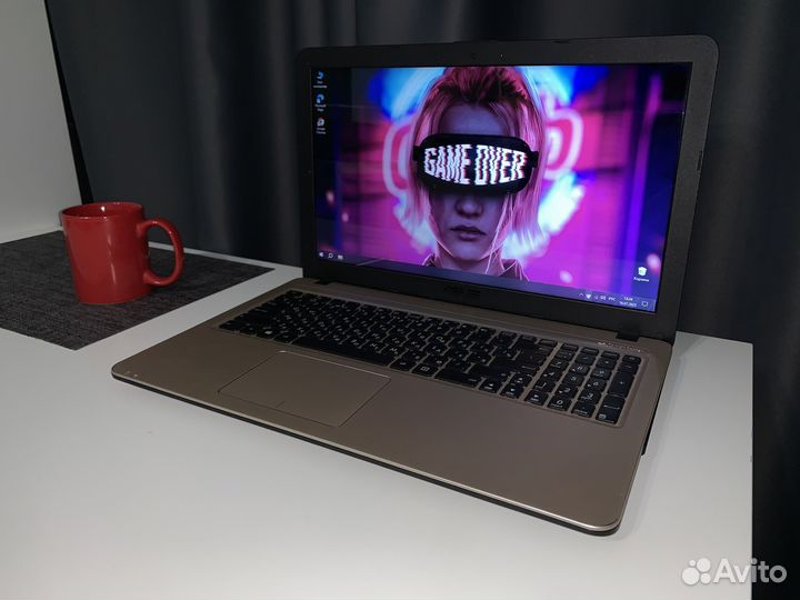 Тонкий игровой asus i5-5200u, 12gb, 920m, SSD+HDD