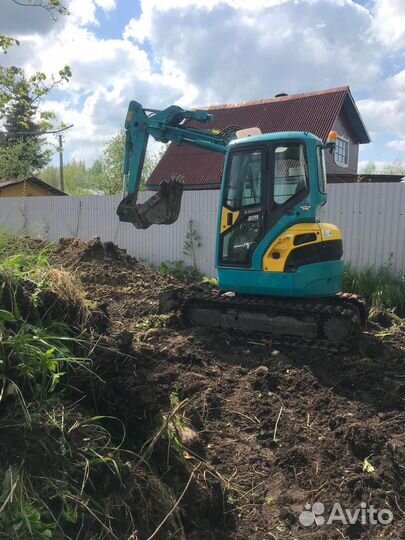 Услуги мини экскаватора