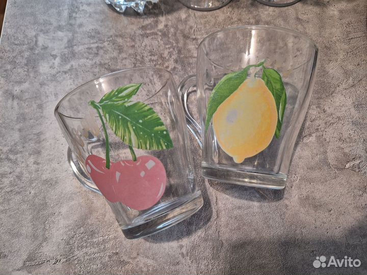 Кружки, чашки, фужеры, тарелки