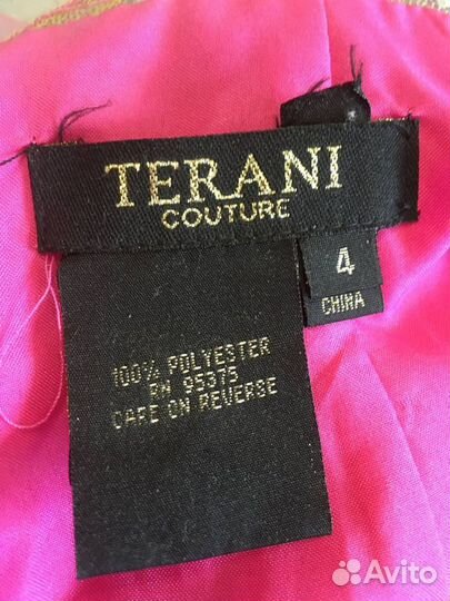 Платье Terani couture вечернее / на выпускной