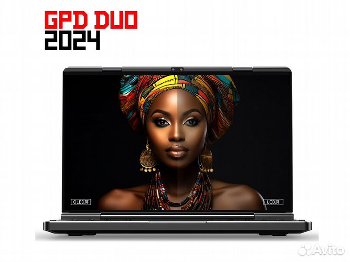 GPD DUO 2024 Ryzen AI 9 370HX 890M 64/32GB