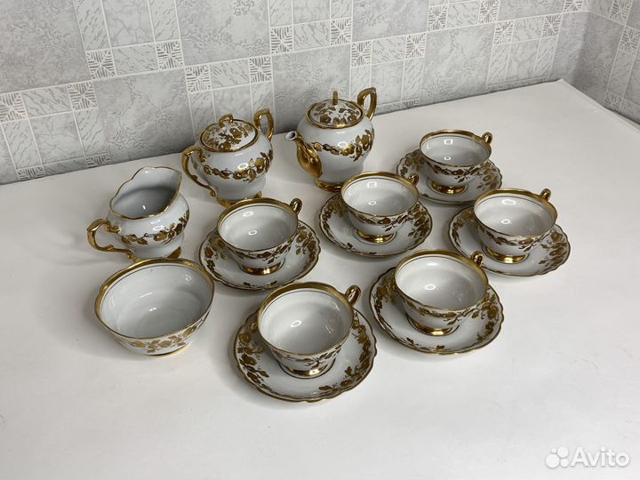 Чайный фарфоровый сервиз.лфз.Оскар.ГДР