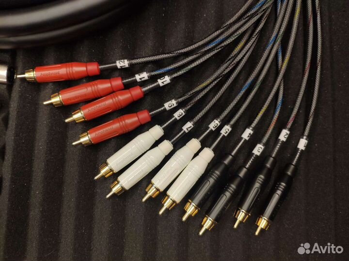Мультикор 12 xlr гн. На 12 Rca L-4E3-12P