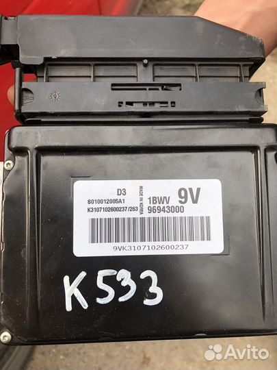 Электронный блок управления на matiz