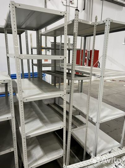 Полочные стеллажи архивные б/у в хорошем состоянии